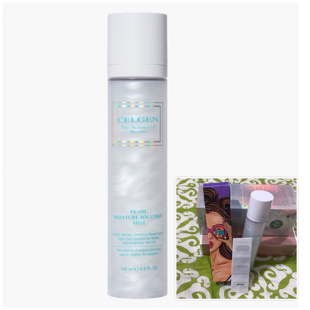 New- Full Size CELGEN Pearl Moisture Solution Mist 145ml Large 4.9 oz